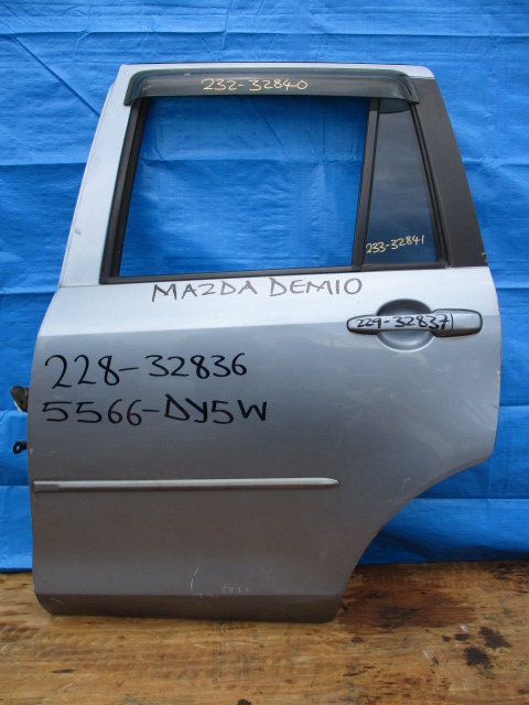 Used Mazda Demio WINDOWS GLASS REAR LEFT